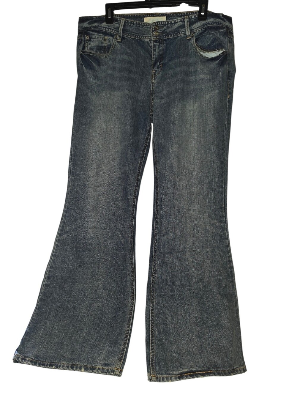 7/5/8. Womens Maurices Vintage-Inspired Blue Flare Jeans